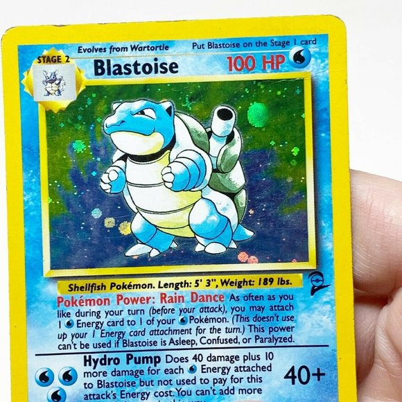 2000 Blastoise Pokémon Card Holographic Rare Base - Picture 7 of 12